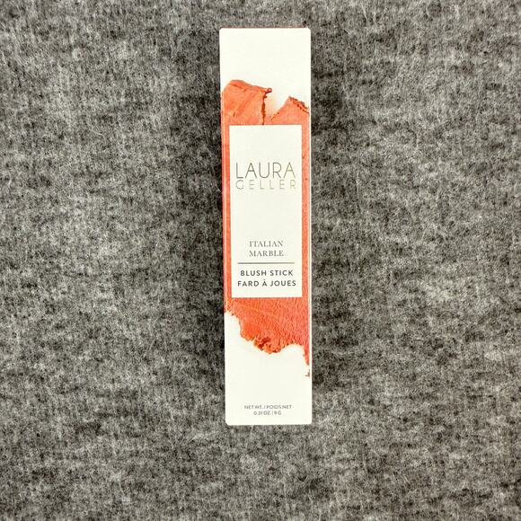 Laura Geller Italian Marble Blush Stick Apricot Spritz New In Box .3 OZ - Picture 1 of 9